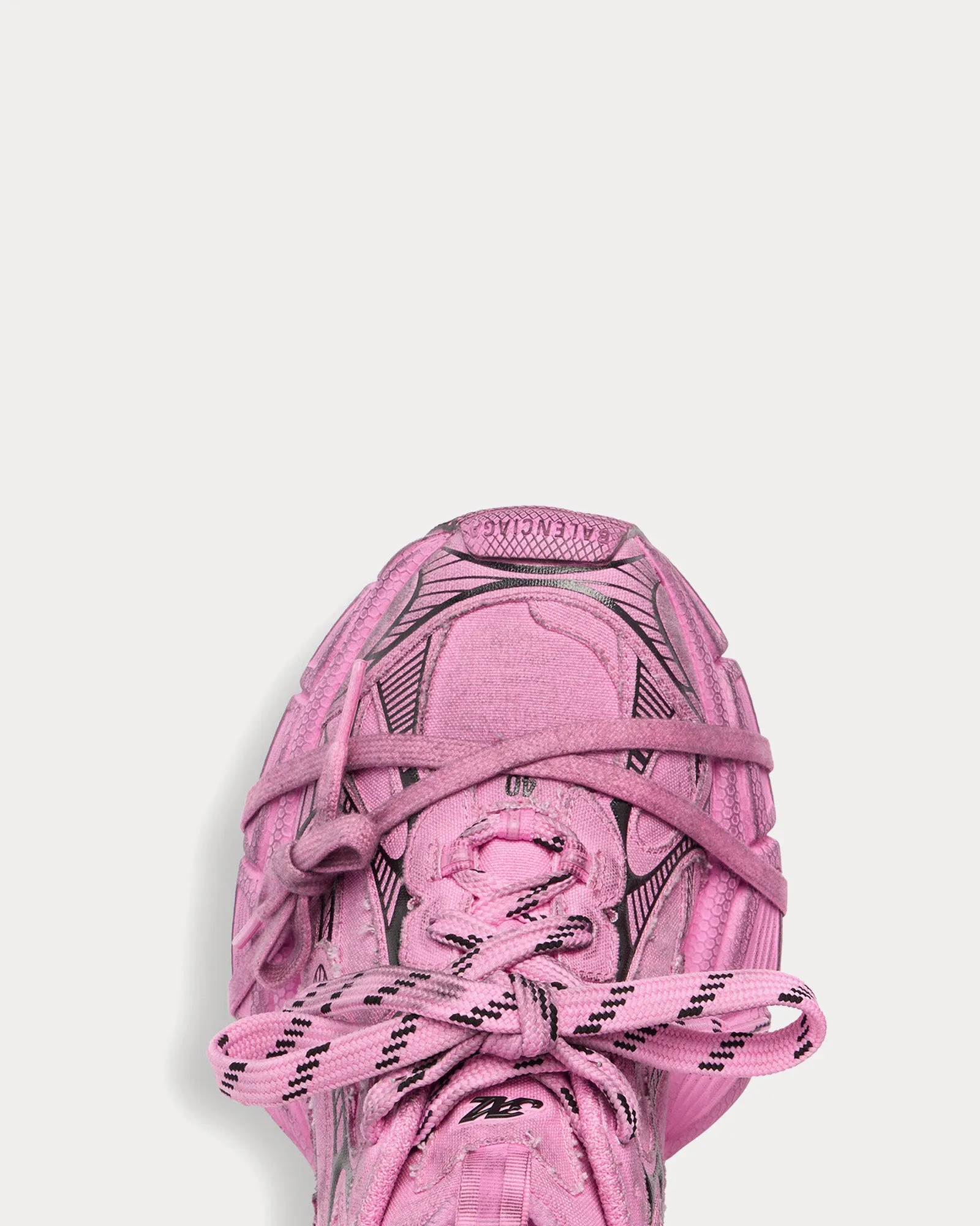 3XL Destroyed Canvas Pink Low Top Sneakers