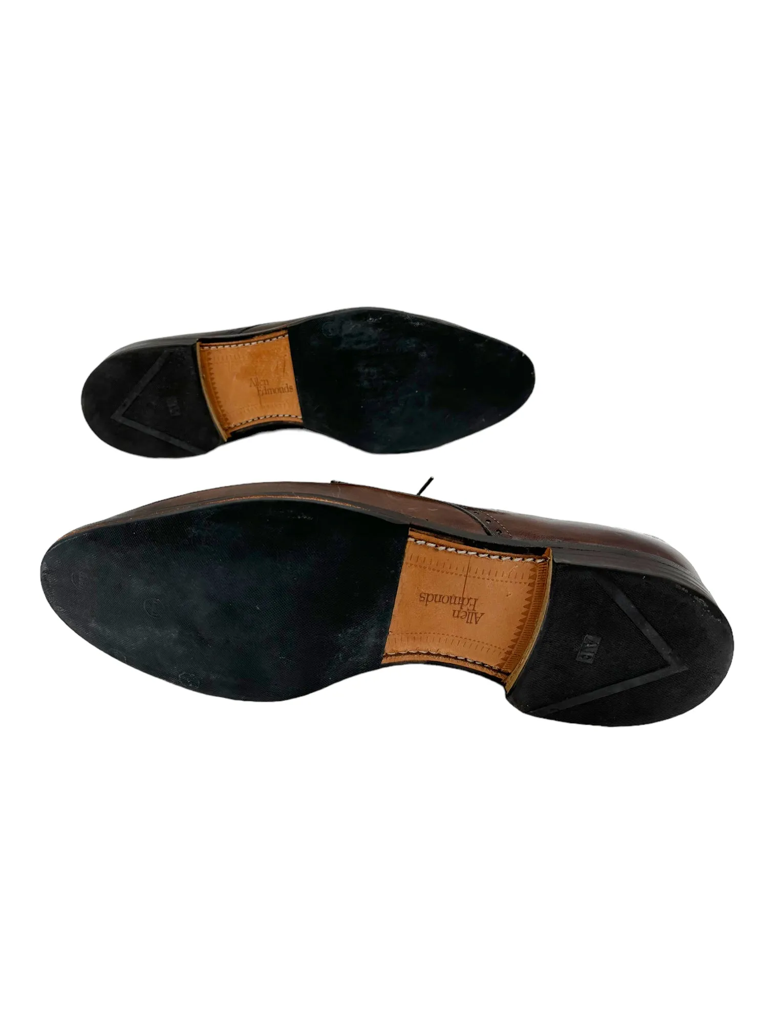 Allen Edmonds Wendell Brown Leather Derby Dress Shoes
