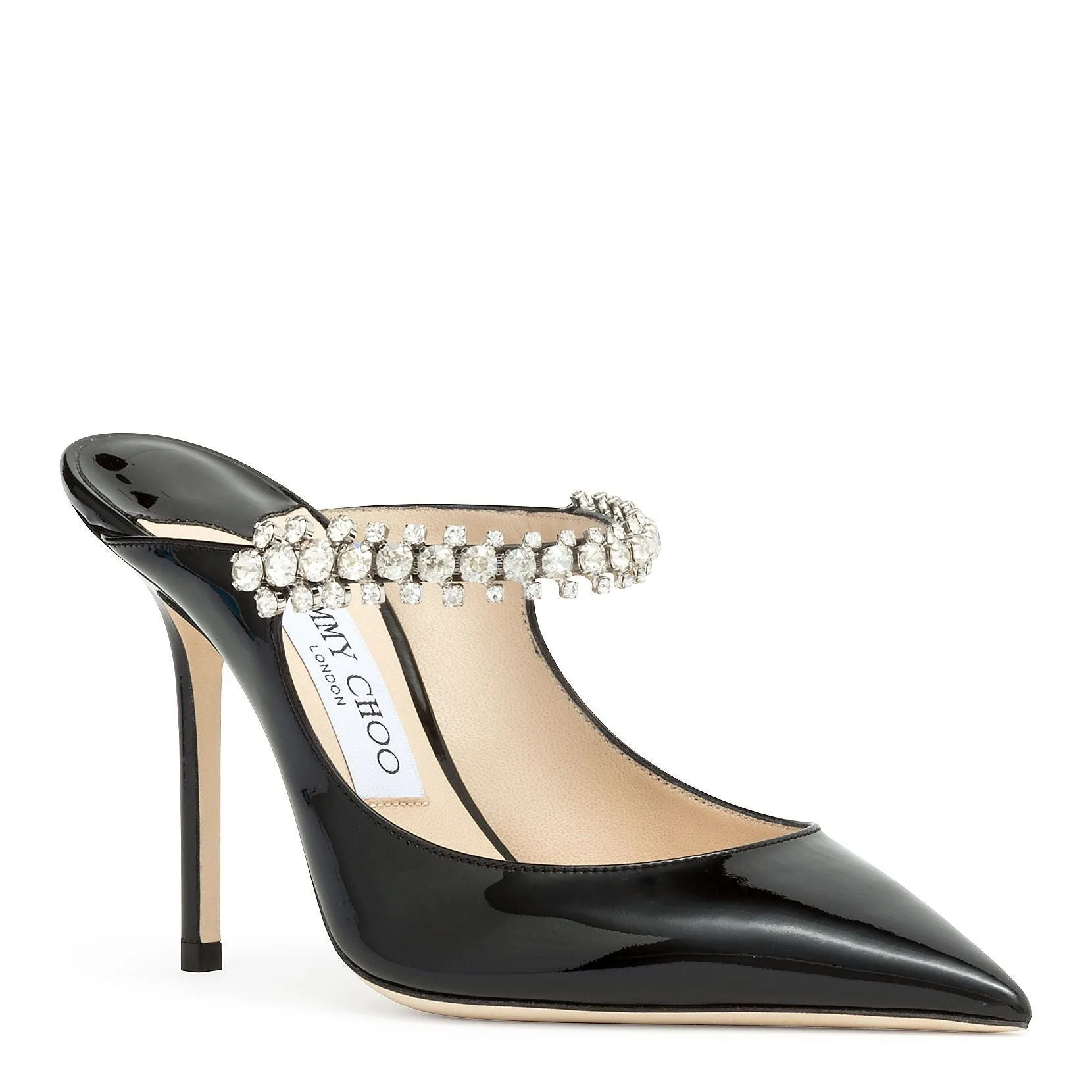 Bing 100 patent black mules