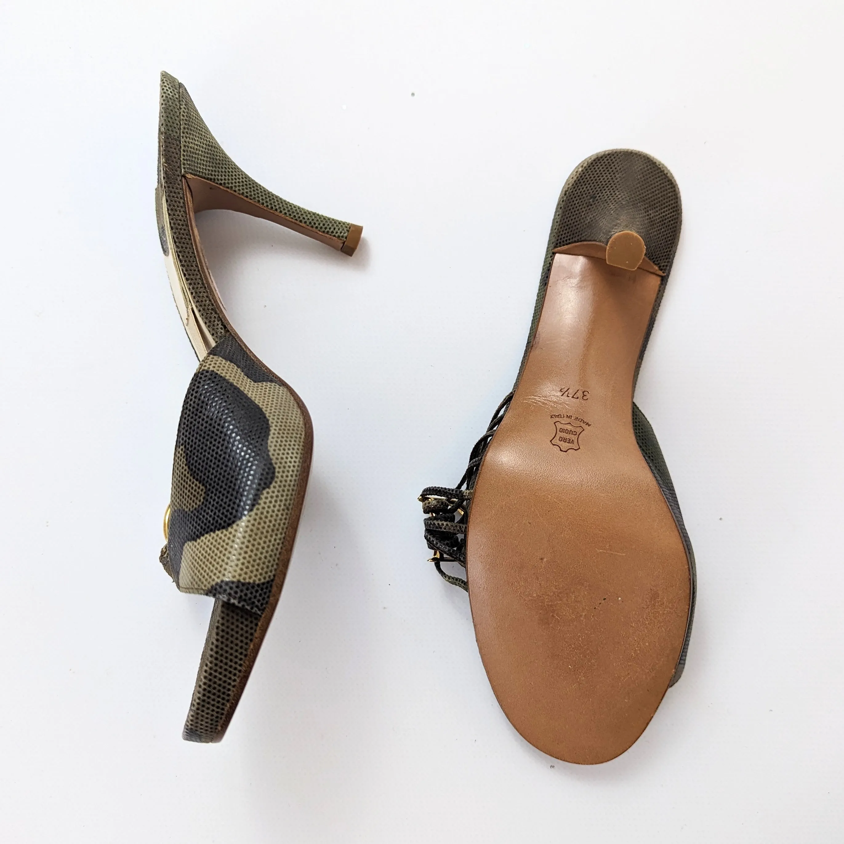 Camouflage mules, military Dior by Galliano - EU37,5|UK4,5|US6,5
