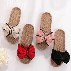 Casual Bow-knot Soft Slippers