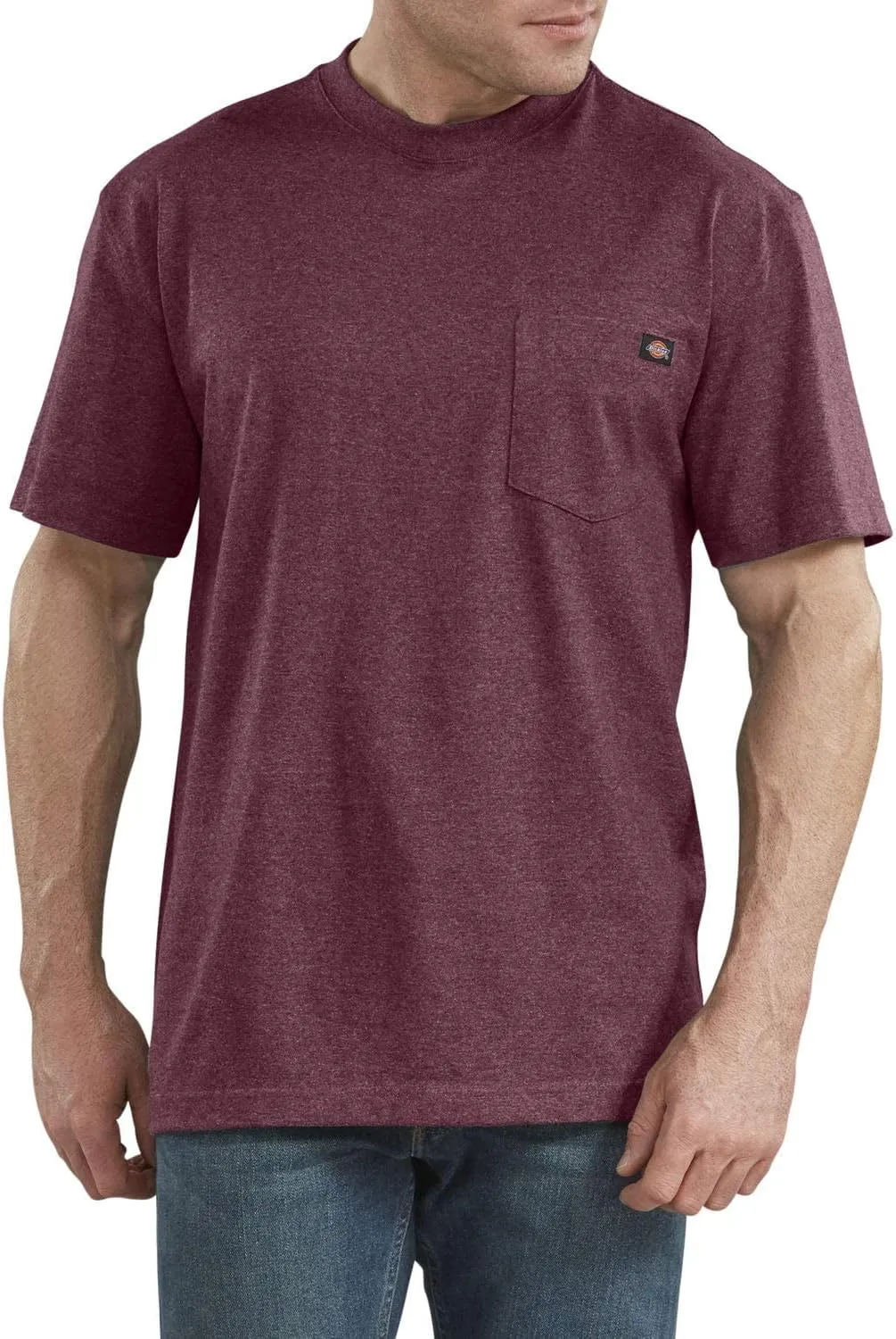 Dickies Men's Short Sleeve Heavyweight Crew Neck