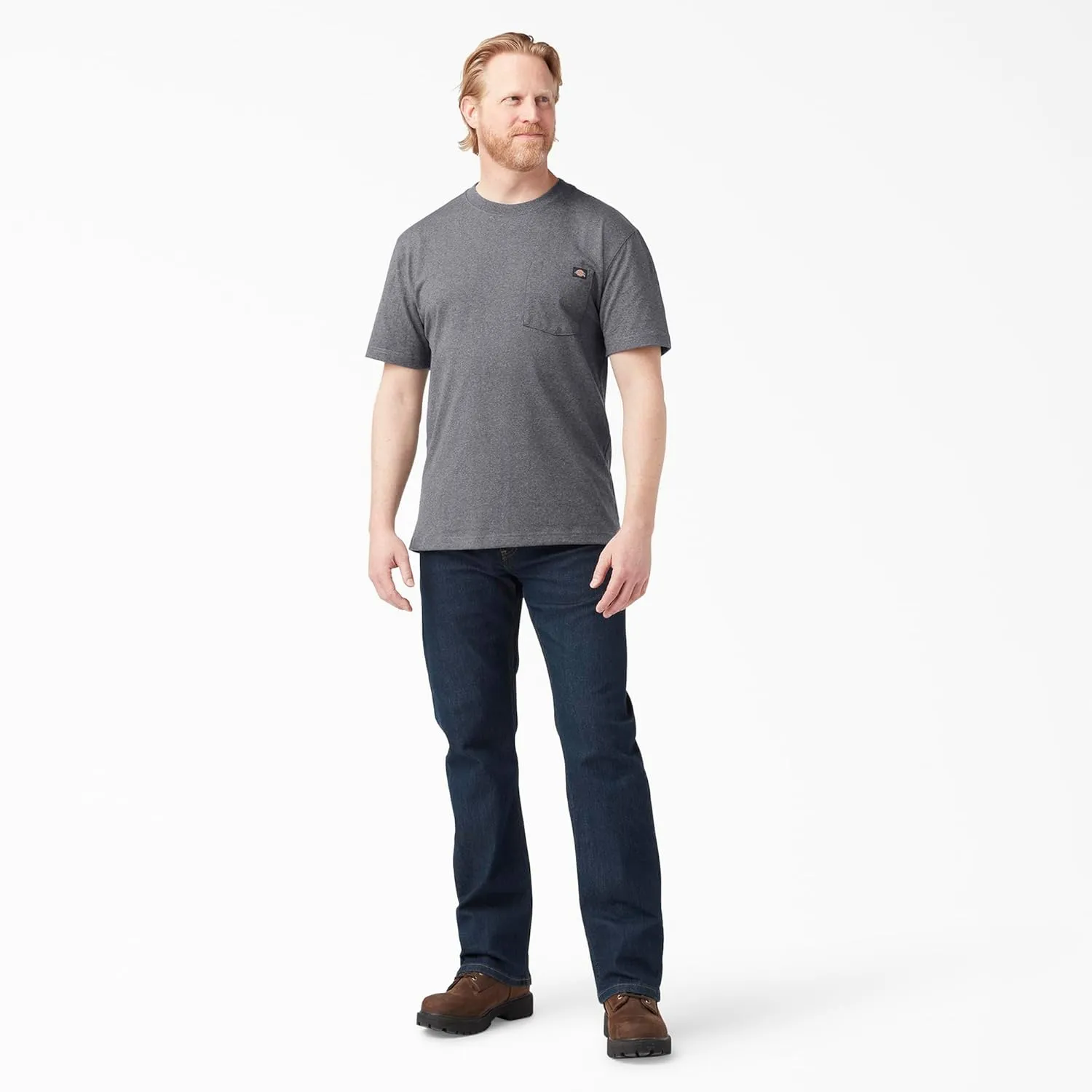 Dickies Men's Short Sleeve Heavyweight Crew Neck
