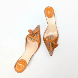 Dior Monogram mules - EU37|UK4|US6
