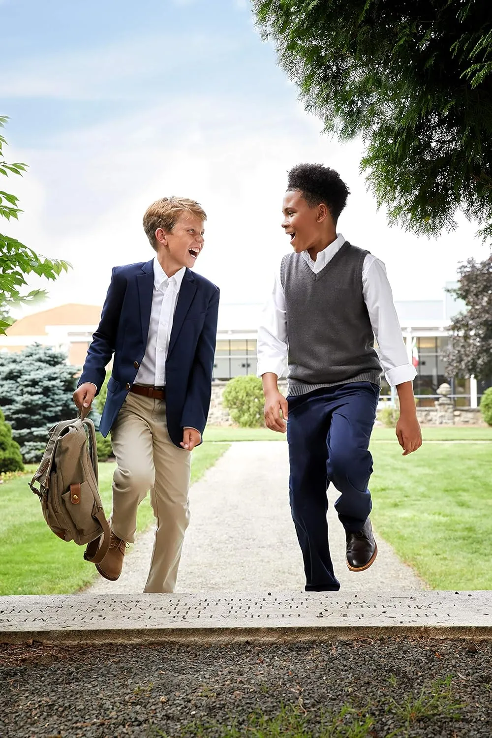French Toast Boys' Pull-on Relaxed Fit School Uniform Pant (Standard & Husky)