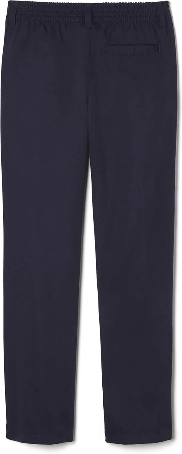 French Toast Boys' Pull-on Relaxed Fit School Uniform Pant (Standard & Husky)