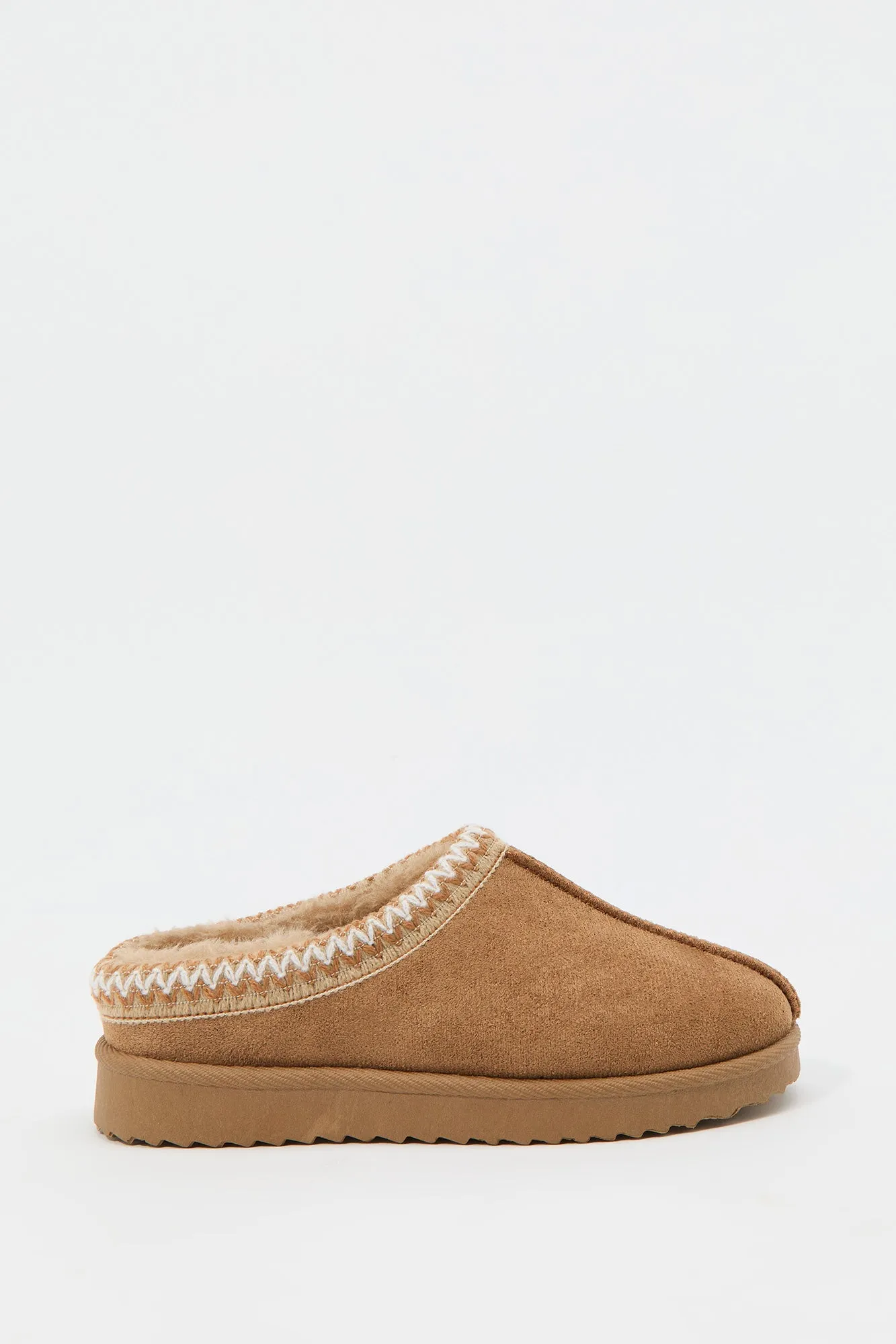 Girls Faux Fur Lined Slipper Booties
