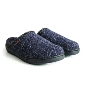 Haflinger AT Slipper (Unisex) - Navy Speckle