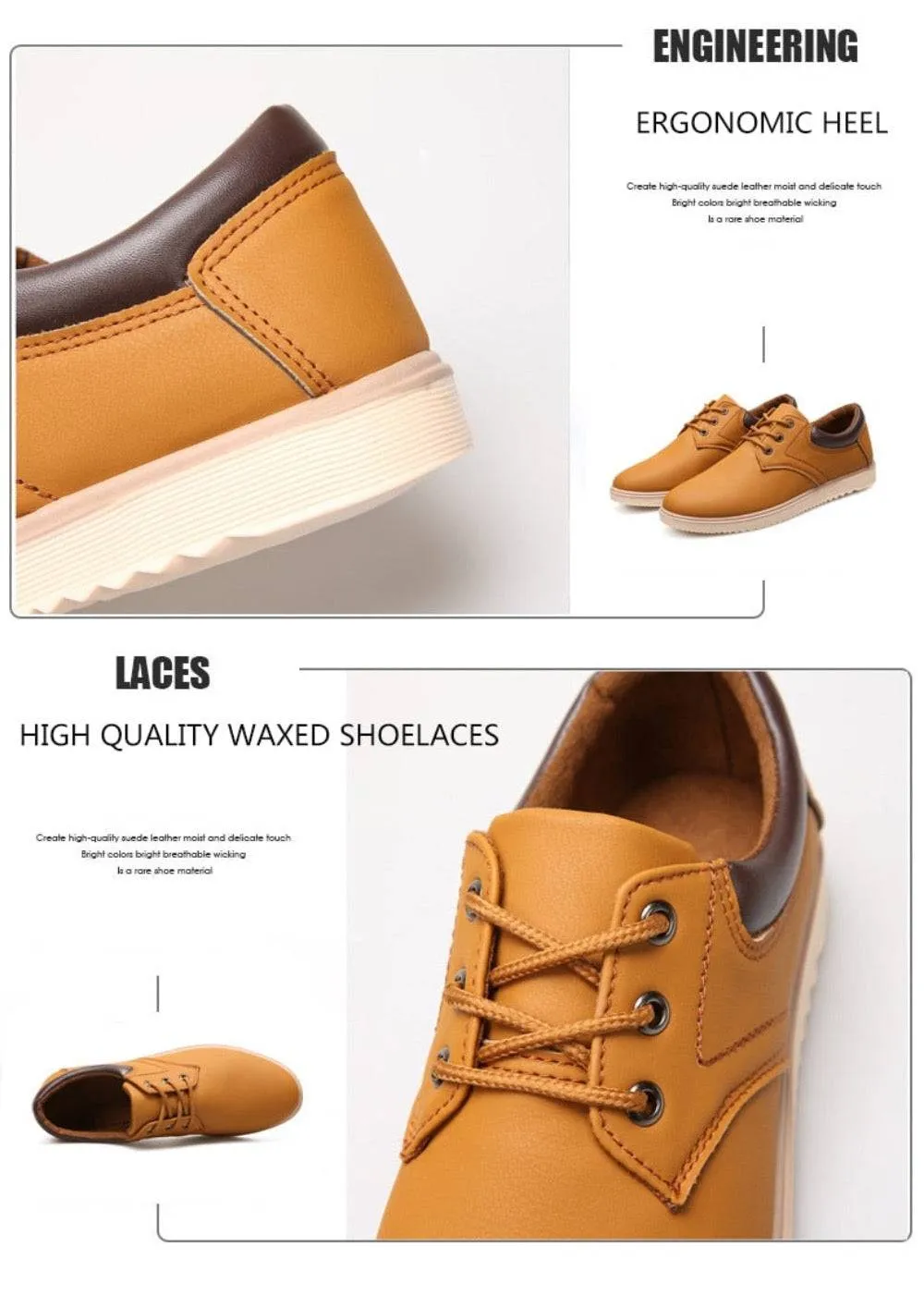 Men's Casual Flat Oxford Sneakers | BespokeBrothers®