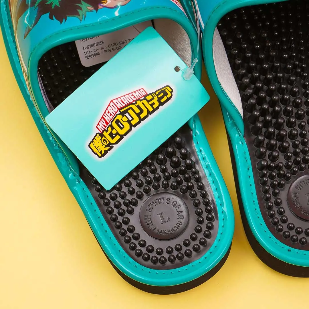 My Hero Academia Acupressure Sandals - Green / Large