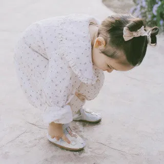 Robeez Peek-a-Boo | Gray Infant Soft Sole Bootie
