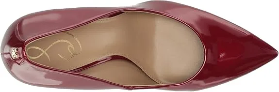 Sam Edelman Hazel Holly Red Stiletto Heeled Dress Shoes Pointed Toe Fashion Pump