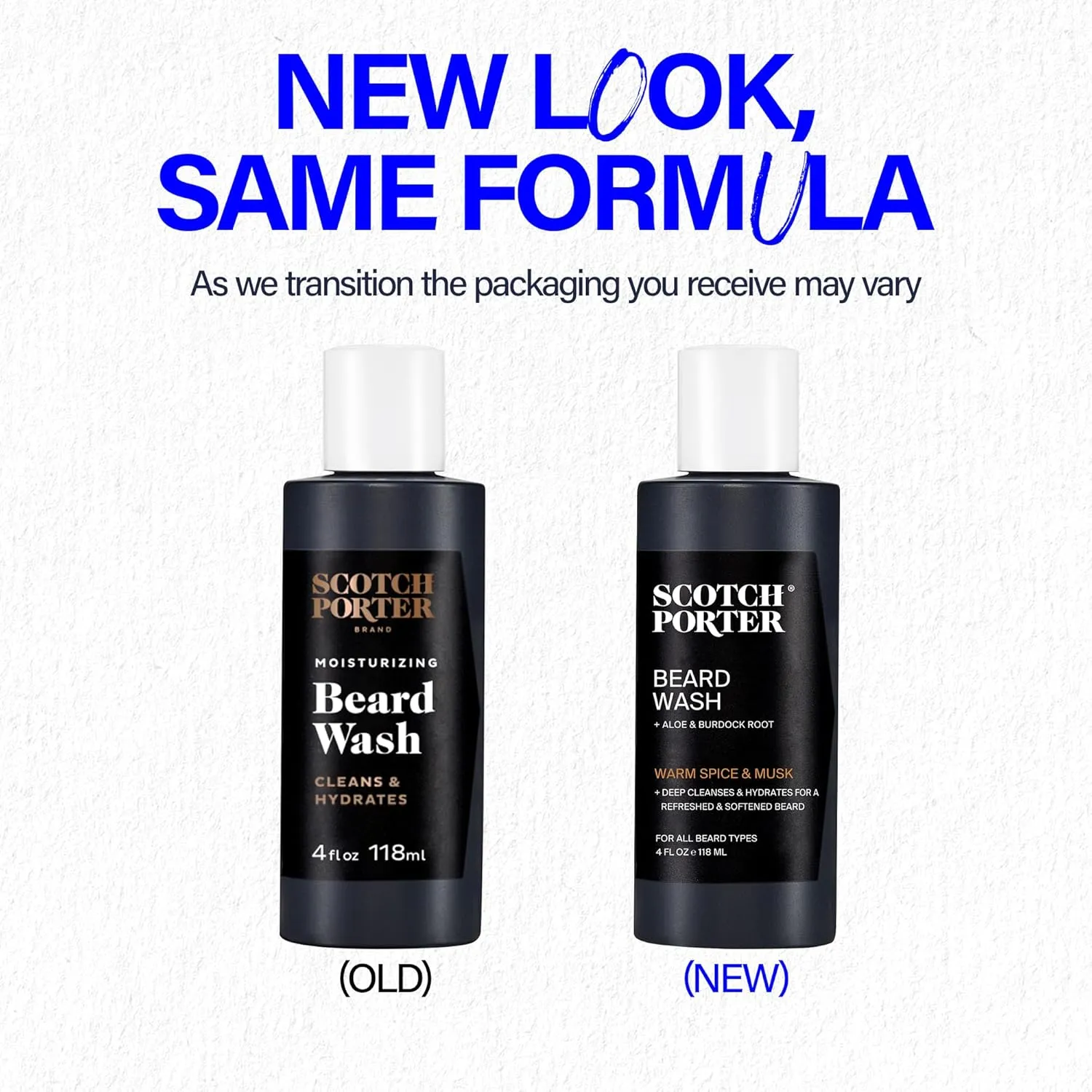 Scotch Porter Moisturizing Beard Wash ?C Cleanse, Refresh, Hydrate & Soften Coarse, Dry Facial Hair while Protecting Skin for a Fuller/Healthier-Looking Beard ?C Original Scent, 8 oz. Bottle