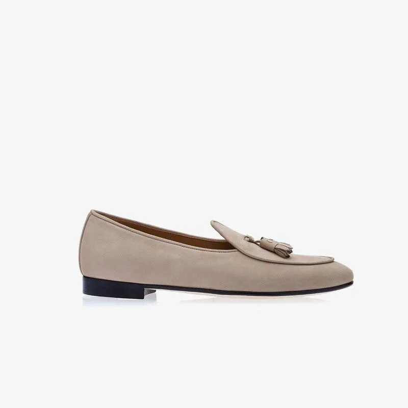 Tassel Loafers in Apricot