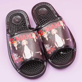 Tokyo Revengers Acupressure Sandals - Black / Medium