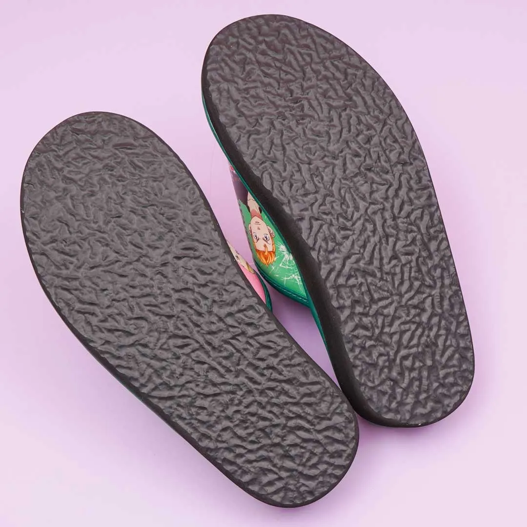 Tokyo Revengers Acupressure Sandals - Green / Medium