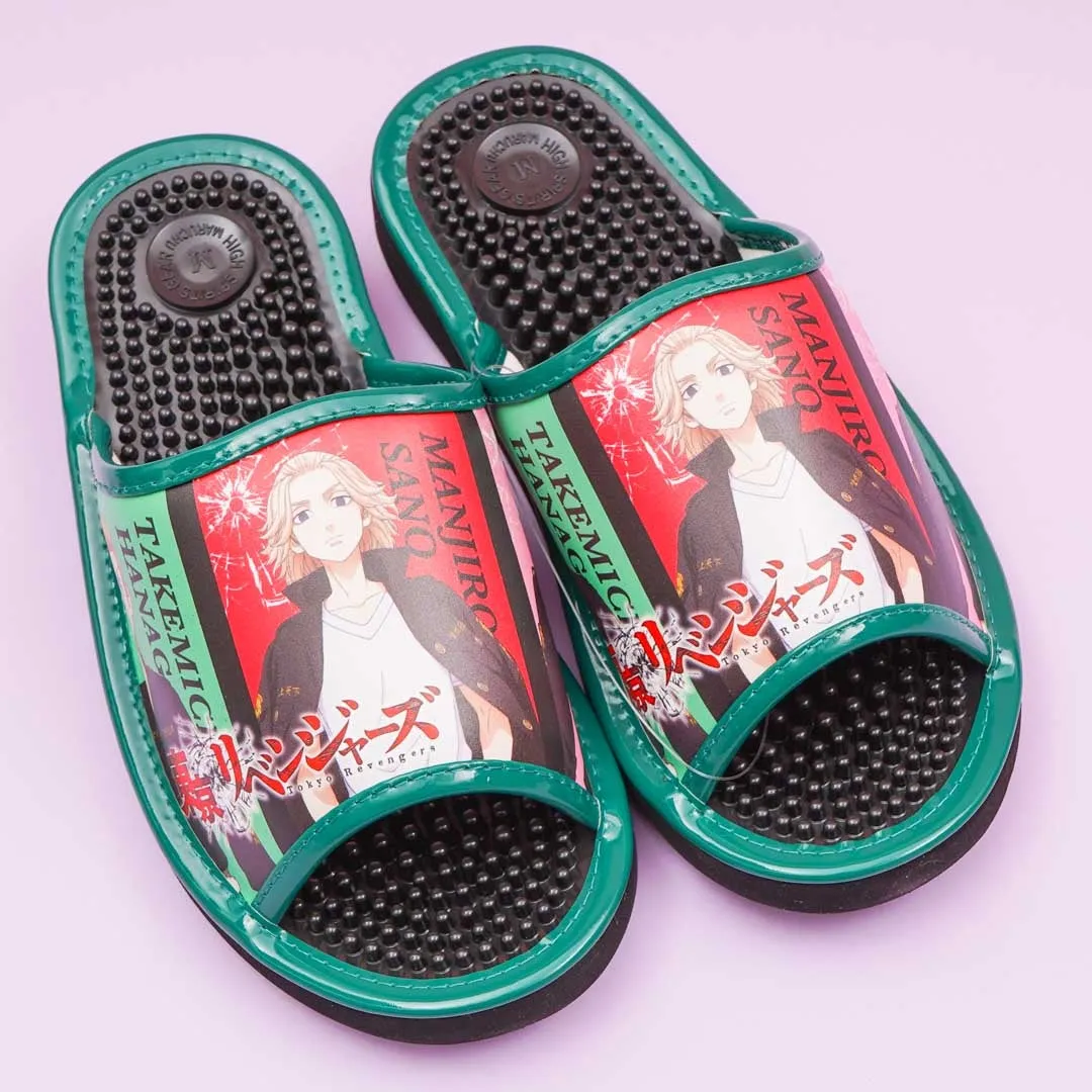 Tokyo Revengers Acupressure Sandals - Green / Medium