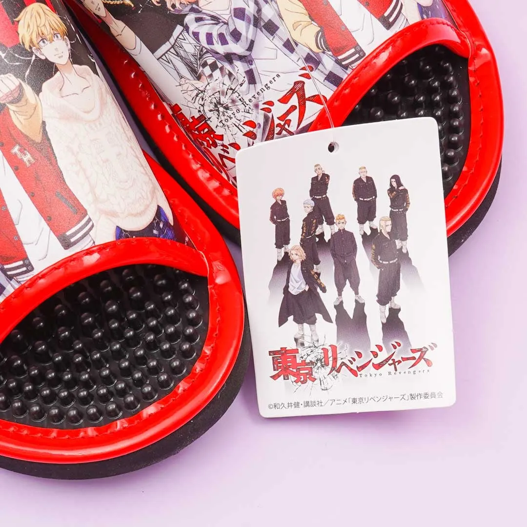 Tokyo Revengers Acupressure Sandals - Red / Medium
