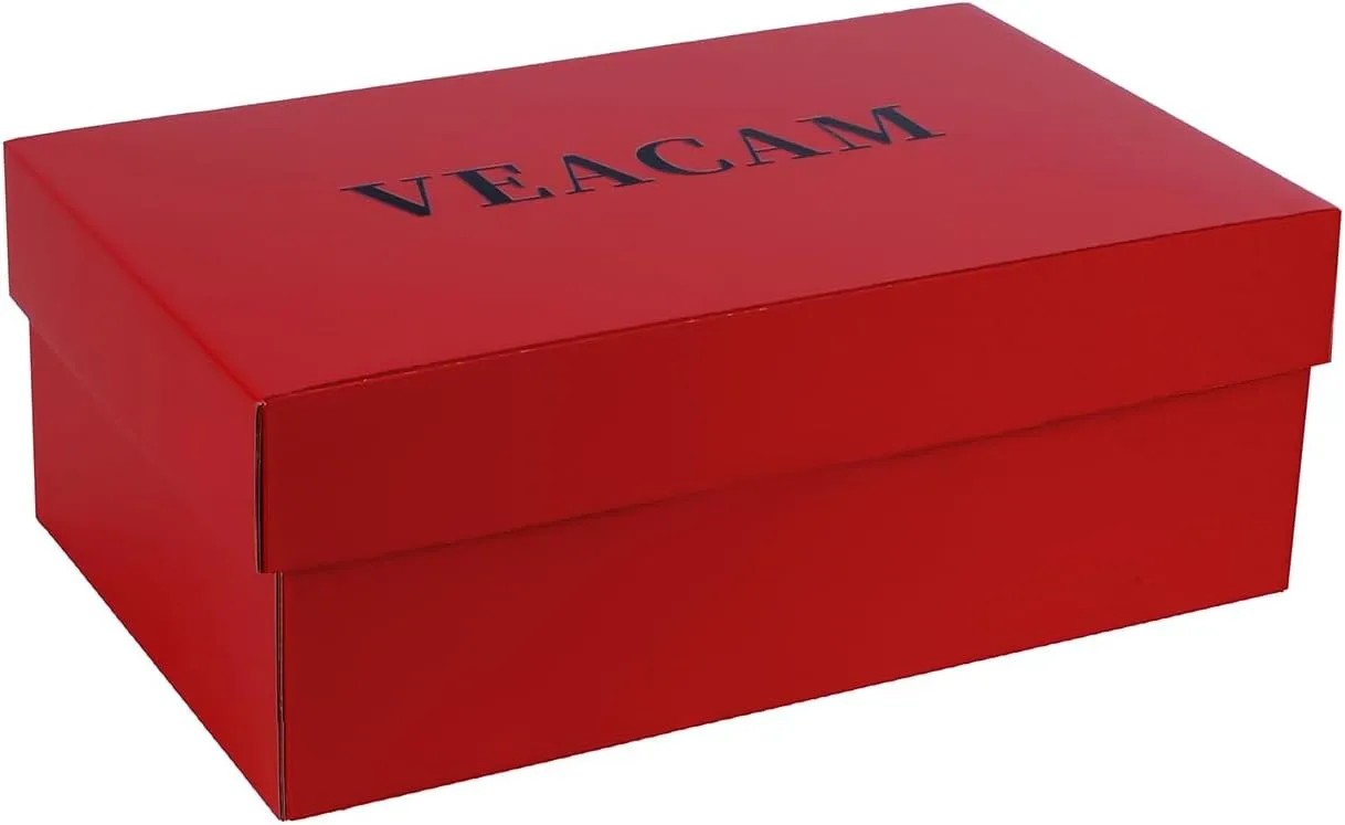 VEACAM Ladies Wedge Sneakers, Non-Slip Lace Up Hidden Sneakers Casual Comfort Inner Heightening Walking Shoes